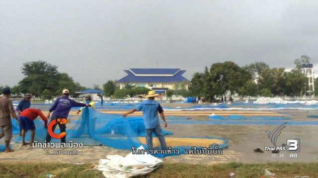 "ลาดตากข้าว" พื้นที่สาธารณะ ต.โพธิ์กระสังข์ อ.ขุนหาญ จ.ศรีสะเกษ